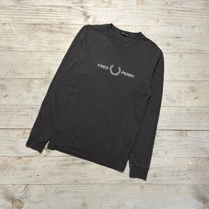 Vintage Fred Perry Embroidered Logo Long Sleeve
